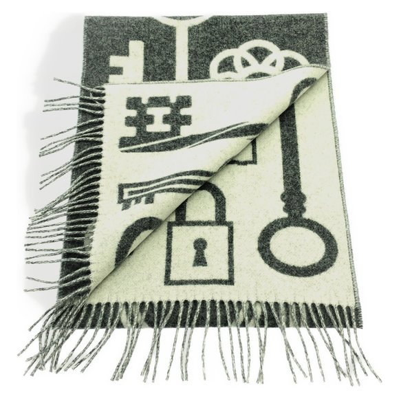 HERMES Gray Scarf - Picture 3 of 6